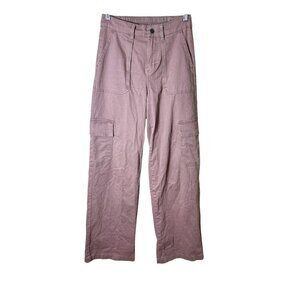 WILD FABLE Cotton Cargo Wide Leg Trousers - size XS